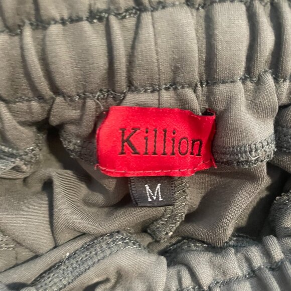 Killion Olive Terry Track Pants - Picture 3 of 4
